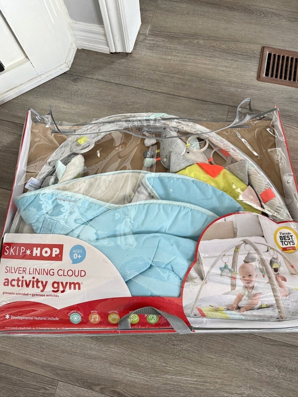 Skip Hop Light Blue & Cream Silver Lining Cloud Activity Gym